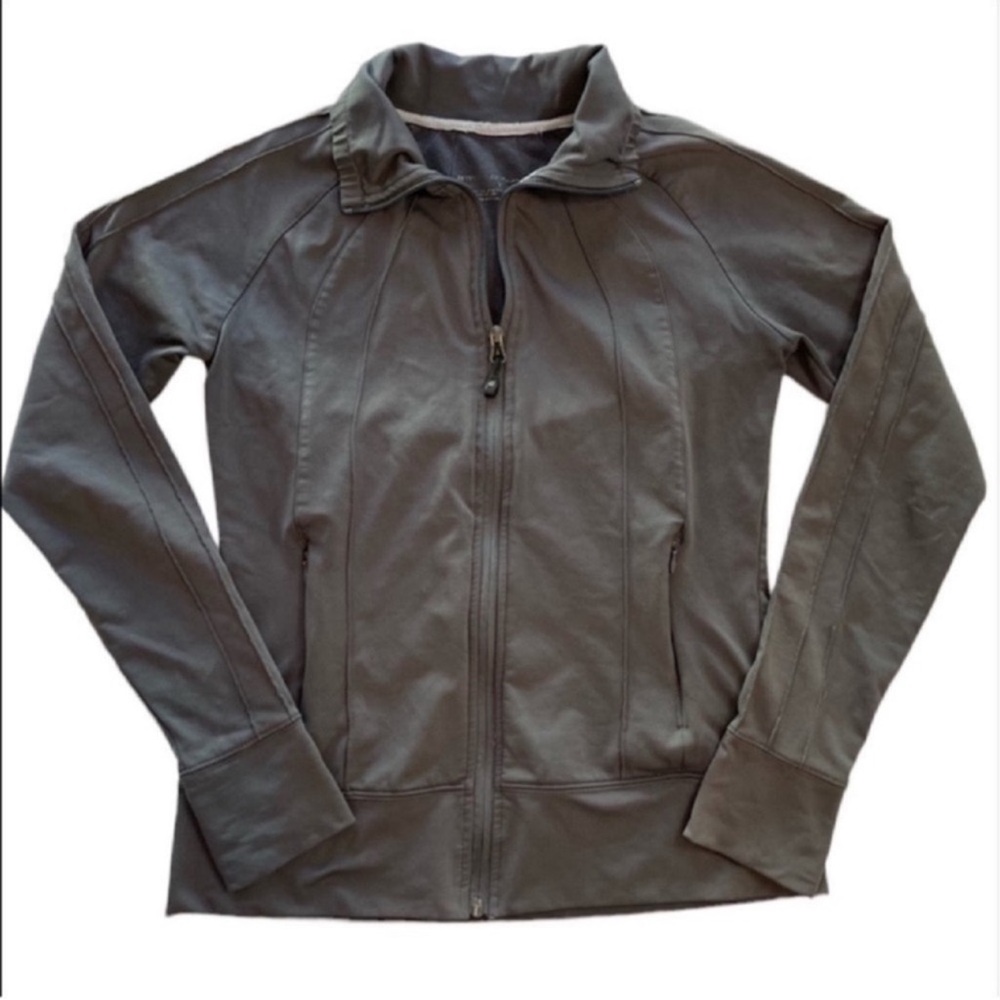 Road Runner Sports Jacket Athletic Running Retro Style Gray Women’s Size Small